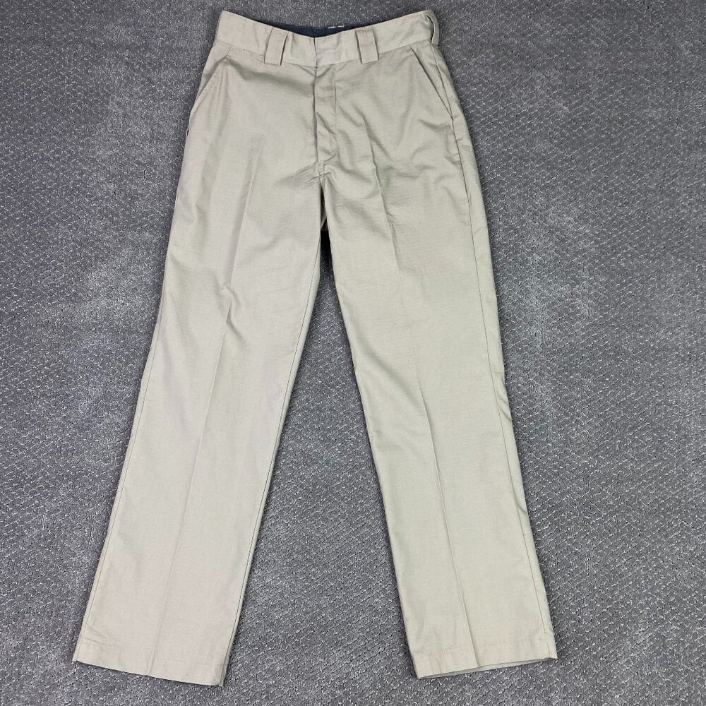 Blauer Recruit Pants Mens 30 Measures 29.5 x 30.75 Silver Tan Khaki Ripstop 8860